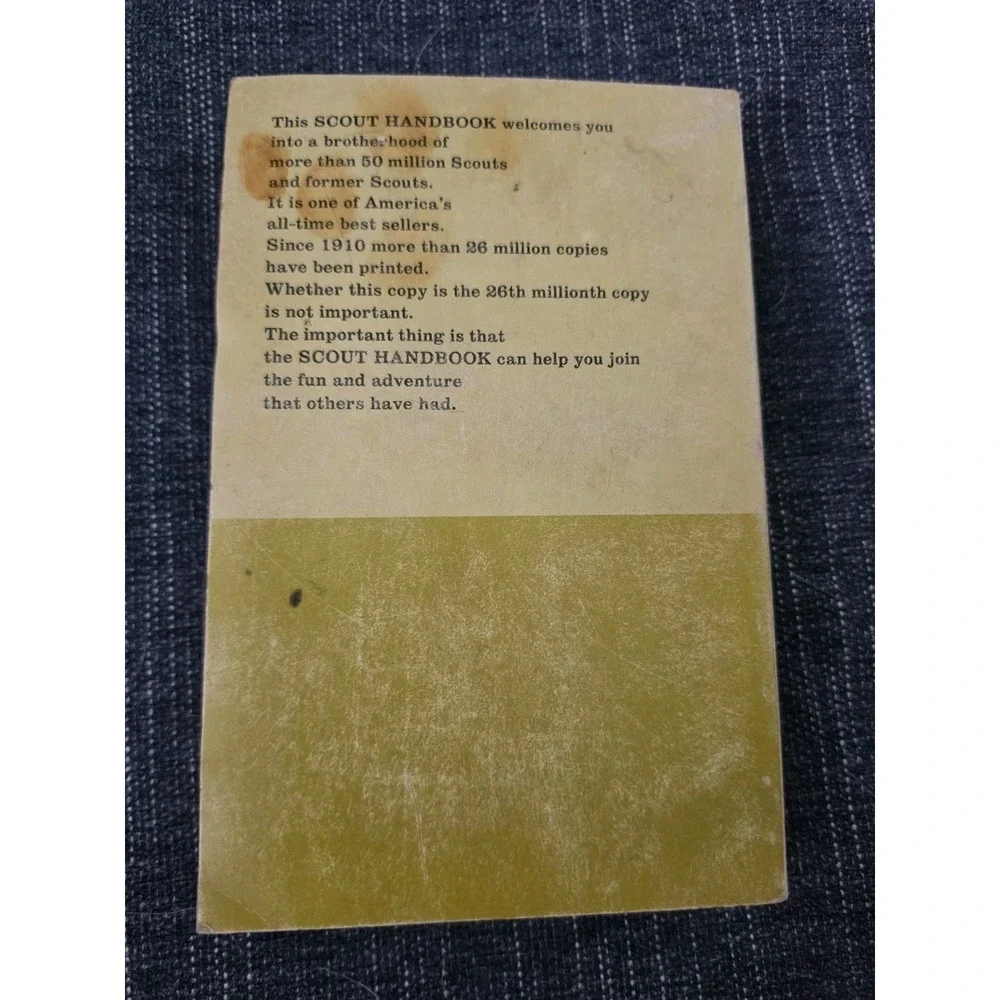 Boy Scout‎ - 1972 Handbook For Boys - 8th Edition - 1st Printing  Scouting BSA